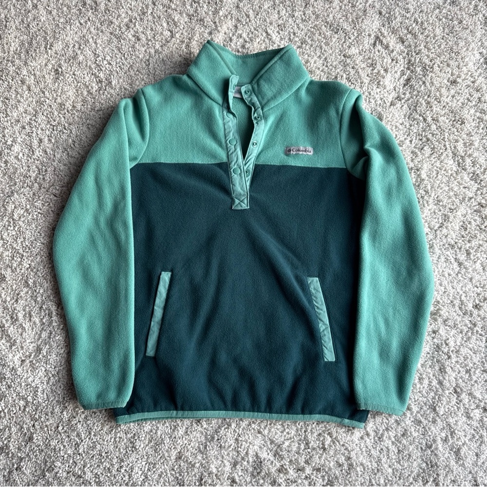 ✨Columbia T Snap Womens Fleece Pull Over SIZE XS